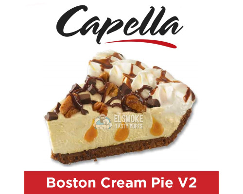 Ароматизатор Capella Boston Cream Pie V2 (Бостонский кремовый пирог) 5 мл