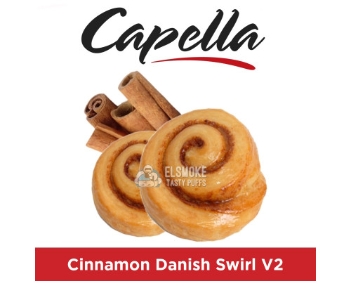 Ароматизатор Capella Cinnamon Danish Swirl V2 (Булочка с корицей) 5 мл