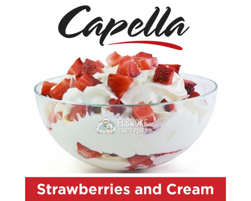 Ароматизатор Capella Strawberries and Cream (Клубника со сливками) 5 мл