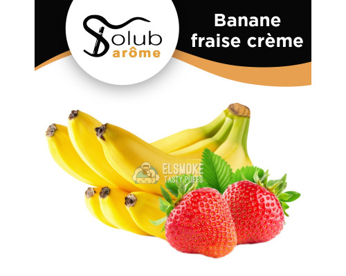 Ароматизатор Solubarome Banane fraise crème (Клубника с бананом) 5 мл