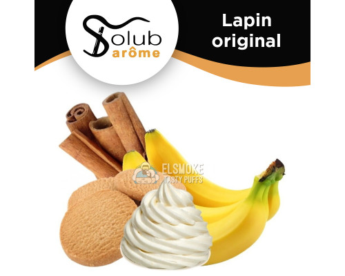 Ароматизатор Solubarome Lapin original (Банановое печенье) 5 мл
