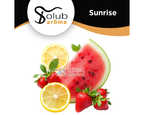 Ароматизатор Solubarome Sunrise (Лимонад с клубникой и арбузом) 5 мл
