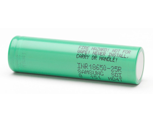 Аккумулятор Samsung 25R 18650 20A 2500mAh