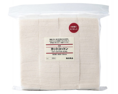 Вата MUJI 180 шт (пачка)