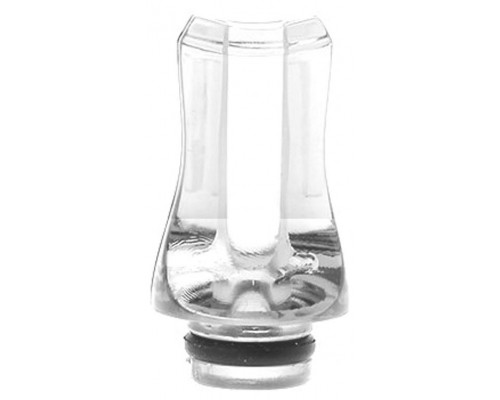 Дрип тип 510 "Flat" акриловый Clear