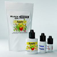 Набір для сольової рідини Black & White Apple 25 мг 30 мл