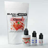 Набір для сольової рідини Black & White Cherry 25 мг 30 мл