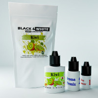 Набір для сольової рідини Black & White Kiwi 25 мг 30 мл