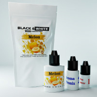 Набір для сольової рідини Black & White Melon 25 мг 30 мл