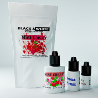 Набір для сольової рідини Black & White Mint Cherry 25 мг 30 мл