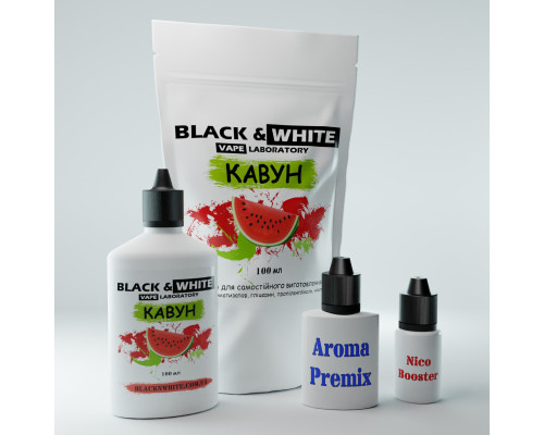 Набор для жидкости Black & White Арбуз 100 мл