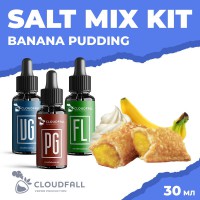 Набір для рідини Cloudfall Salt Banana Pudding 50 мг 30 мл