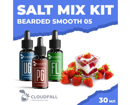 Набір для рідини Cloudfall Salt Bearded Smooth 05 50 мг 30 мл