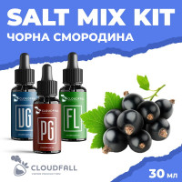 Набір для рідини Cloudfall Salt Чорна Смородина 50 мг 30 мл