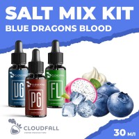 Набір для рідини Cloudfall Salt Blue Dragons Blood 50 мг 30 мл