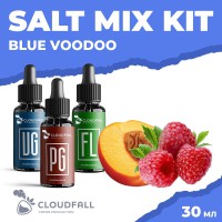Набір для рідини Cloudfall Salt Blue Voodoo 50 мг 30 мл
