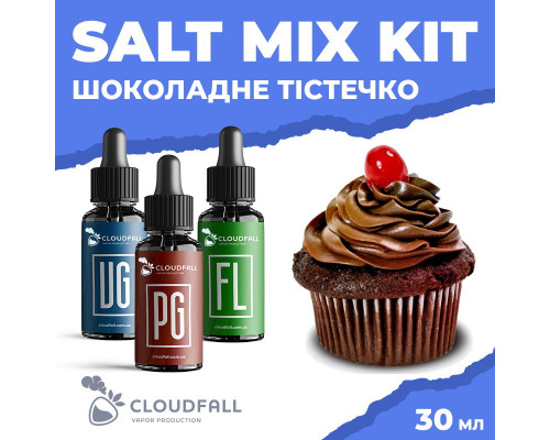 Набір для рідини Cloudfall Salt Шоколадне Тістечко 50 мг 30 мл