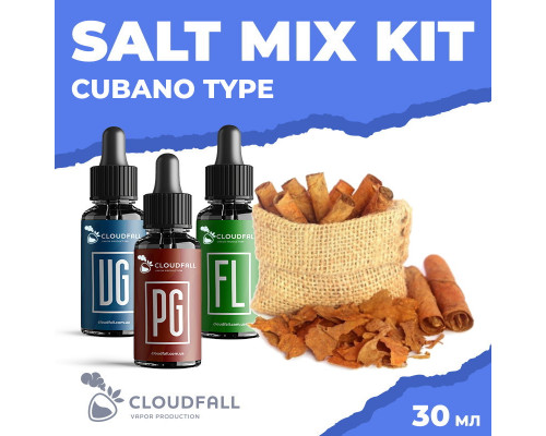 Набір для рідини Cloudfall Salt Cubano Type 50 мг 30 мл