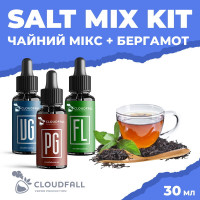 Набір для рідини Cloudfall Salt Чайний Мікс + Бергамот 50 мг 30 мл