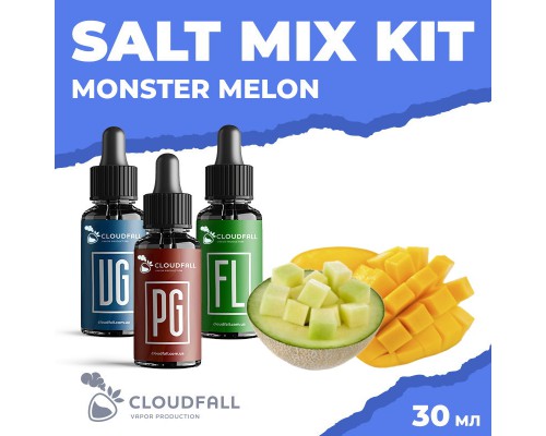 Набір для рідини Cloudfall Salt Monster Melon 50 мг 30 мл