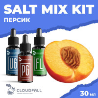 Набір для рідини Cloudfall Salt Персик 50 мг 30 мл