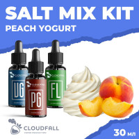 Набір для рідини Cloudfall Salt Peach Yogurt 50 мг 30 мл