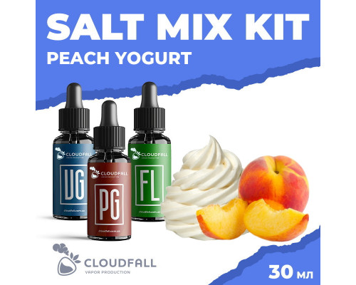 Набір для рідини Cloudfall Salt Peach Yogurt 50 мг 30 мл