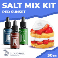 Набір для рідини Cloudfall Salt Red Sunset 50 мг 30 мл