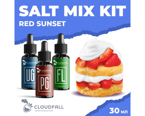 Набір для рідини Cloudfall Salt Red Sunset 50 мг 30 мл