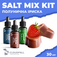 Набір для рідини Cloudfall Salt Полунична Іриска 50 мг 30 мл