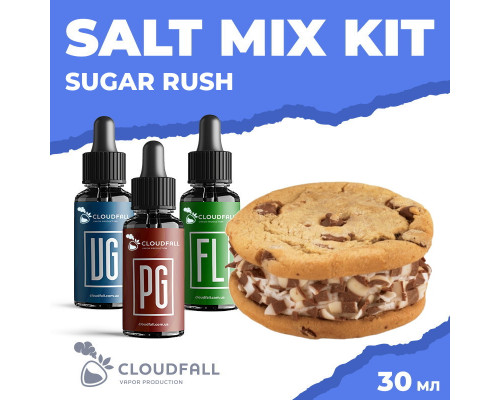 Набір для рідини Cloudfall Salt Sugar Rush 50 мг 30 мл