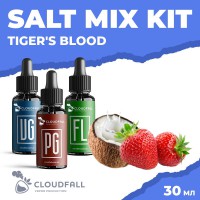 Набір для рідини Cloudfall Salt Tiger's Blood 50 мг 30 мл