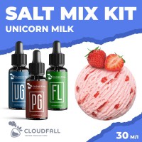 Набір для рідини Cloudfall Salt Unicorn Milk 50 мг 30 мл