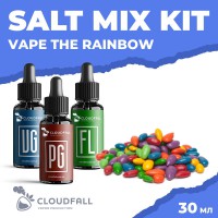Набір для рідини Cloudfall Salt Vape The Rainbow 50 мг 30 мл