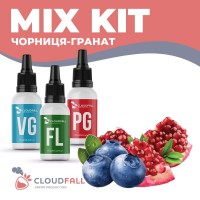 Набір для рідини CloudFall Чорниця-Гранат 60 мл