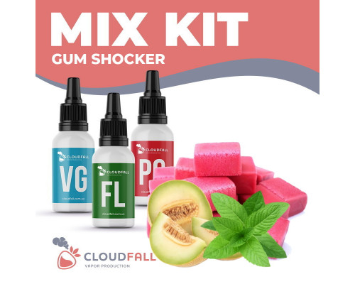 Набір для рідини CloudFall Gum Shocker 60 мл