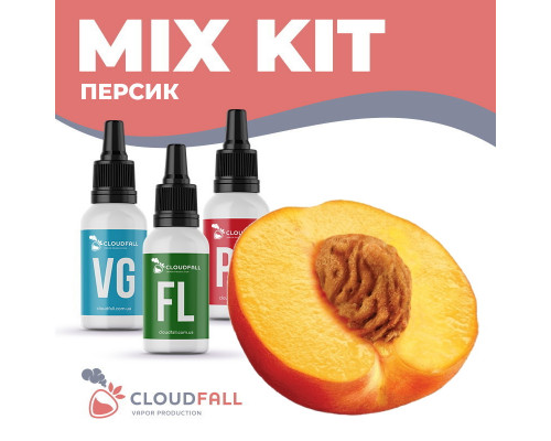 Набір для рідини CloudFall Персик 60 мл