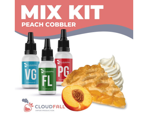 Набір для рідини CloudFall Peach Cobbler 60 мл