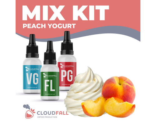 Набір для рідини CloudFall Peach Yogurt 60 мл