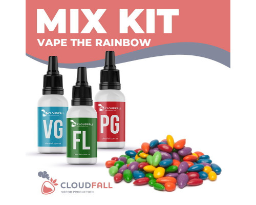 Набір для рідини CloudFall Vape The Rainbow 60 мл