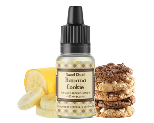 Ароматизатор Sweet Cloud Banana Cookie 12 мл