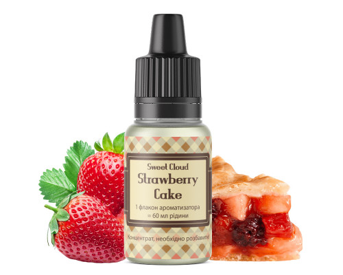 Ароматизатор Sweet Cloud Strawberry Cake 12 мл