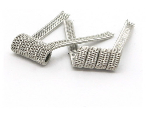 Комплект спиралей Hungry Coils Quatro Staggered Fused Clapton 0.12 Ом #306 2 шт