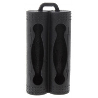 Силиконовый чехол (Black) на 2 аккумулятора 18650