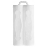 Силиконовый чехол (White) на 2 аккумулятора 18650